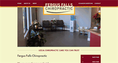 Desktop Screenshot of fergusfallschiropractic.com
